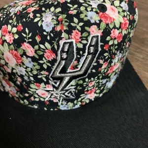 San Antonio Spurs flower Hat 🧢